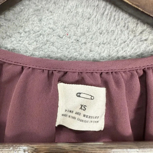 Pins & Needles Anthropologie Jacket Womens XS Pink Floral‎ Lace Zip Dainty Boho - Picture 2 of 6